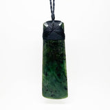 Whopper 12cm Genuine NZ Greenstone Toki Necklace - ShopNZ