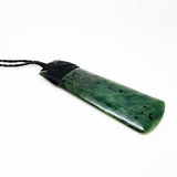 Whopper 12cm Genuine NZ Greenstone Toki Necklace - ShopNZ