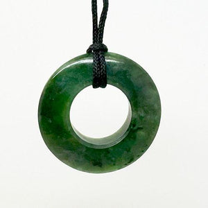 Genuine NZ Greenstone Circle of Life Necklace