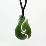 Genuine NZ Greenstone Hook and Koru Necklace - ShopNZ