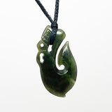 Small Genuine NZ Greenstone Maori Manaia Necklace
