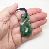 5.5cm Genuine NZ Greenstone Maori Manaia Necklace - ShopNZ