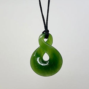 Genuine Ngai Tahu Pounamu Greenstone Twist Necklace - ShopNZ