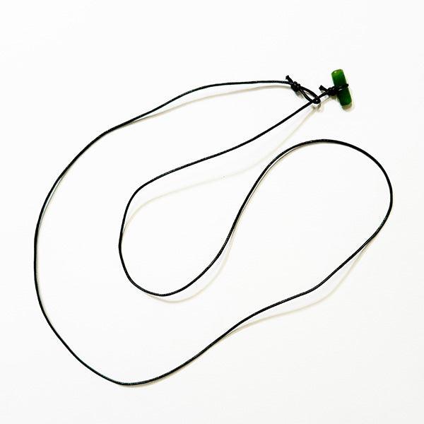 Waxed cord with Greenstone Toggle