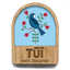 Pretty Tui Bird on Pohutukawa Fridge Magnet