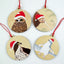 Cute Pack of 4 NZ Birds Xmas Ornaments - Kiwi, Penguin, Owl, Falcon