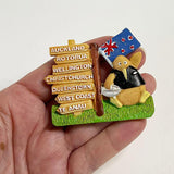 NZ Kiwi Bird Tourist Road Signs Fridge Magnet - ShopNZ