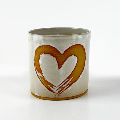 Beautiful NZ Handmade Plant Pot with Heart