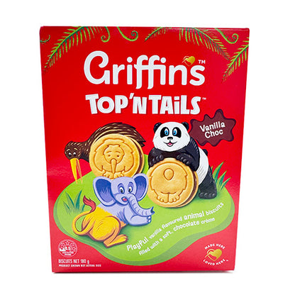 Griffins Top N Tails Fun Animal Biscuits Including Kiwi