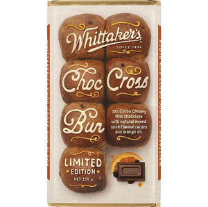 Whittakers Limited Edition Choc Cross Buns Chocolate - ShopNZ