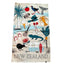 NZ Kiwiana Summer Icons Tea Towel
