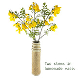 Beautiful NZ Kowhai Artificial Flower Branch