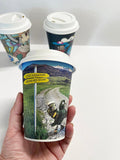 Fully Home Compostable Kiwiana Coffee Cups
