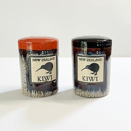 NZ Kiwi Bird Salt and Pepper Shakers