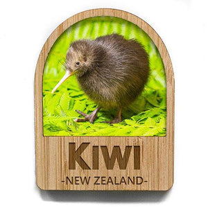Cute Wooden Kiwi Bird Fridge Magnet - ShopNZ