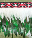 Emerald Green Short Korowai Cape - ShopNZ