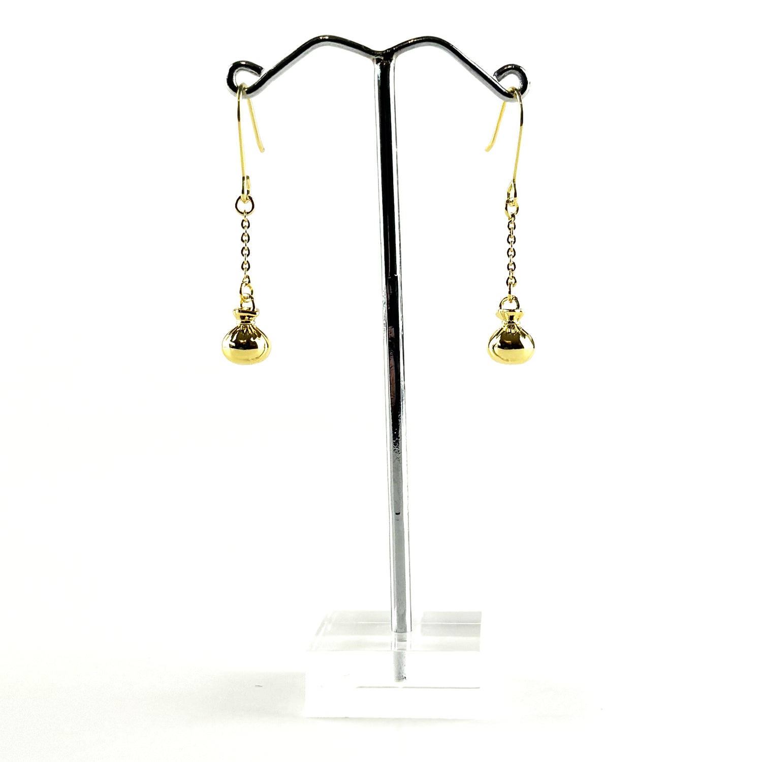 Pretty Little Taonga Gold Dangling Poi Earrings