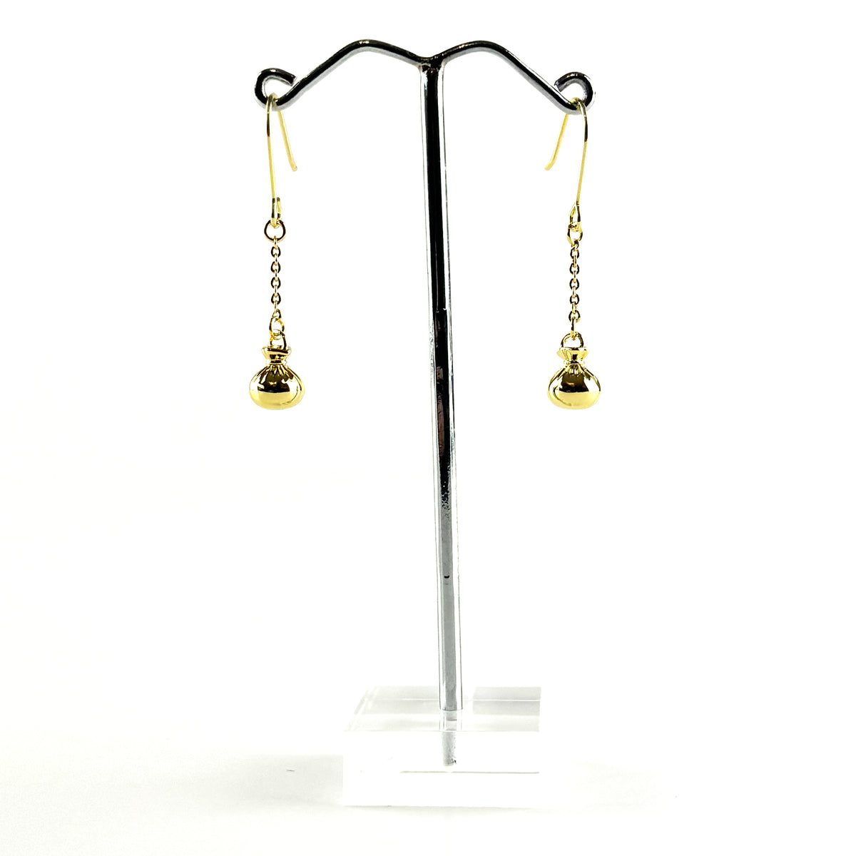 Pretty Little Taonga Gold Dangling Poi Earrings