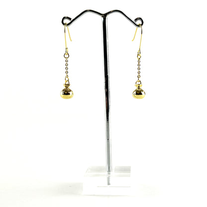 Pretty Little Taonga Gold Dangling Poi Earrings