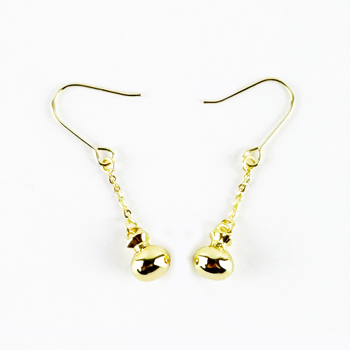 Pretty Little Taonga Gold Dangling Poi Earrings