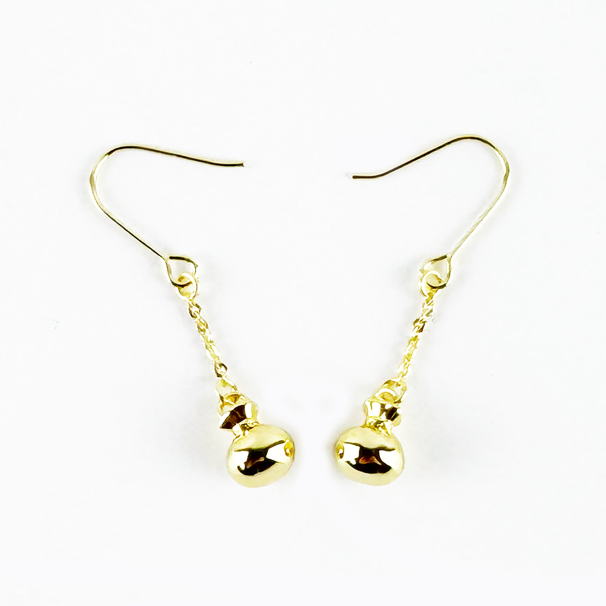 Pretty Little Taonga Gold Dangling Poi Earrings