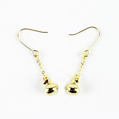 Pretty Little Taonga Gold Dangling Poi Earrings