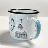 Aotearoa NZ Tourist Enamel Mug - ShopNZ