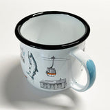 Aotearoa NZ Tourist Enamel Mug - ShopNZ