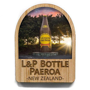 L and P Bottle Paeroa Fridge Magnet - ShopNZ