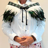 Stunning Forest Green Maori Short Korowai - ShopNZ