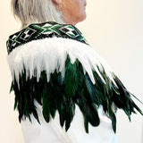 Stunning Forest Green Maori Short Korowai - ShopNZ