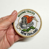 Making Tracks New Zealand Hiking Iron On Patch