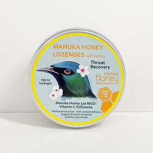 Soothing Natural Manuka Honey Throat Lozenges - ShopNZ