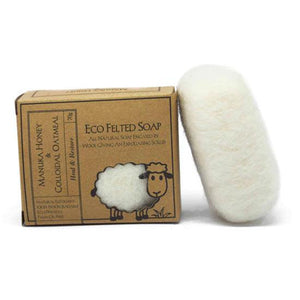 Eco Felted Manuka Honey Wool Soap - Feed and Exfoliate - ShopNZ