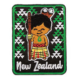 Cute Maori Boy New Zealand Iron On Patch