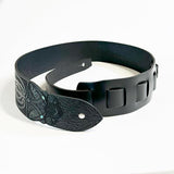 Stunning Maori Leather Guitar Strap - ShopNZ