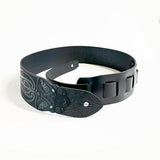 Stunning Maori Leather Guitar Strap - ShopNZ