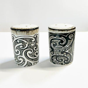 Maori Tattoo Design Salt and Pepper Shakers - ShopNZ