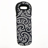 Maori Tattoo Print Wine Bottle Cooler - ShopNZ