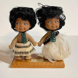 Cute Boxed Set Maori Male and Female Dolls - ShopNZ