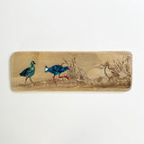 Recycled Wood and Paua Shell Pukeko Art - ShopNZ