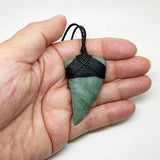 Genuine NZ Greenstone Ngai Tahu Shark Tooth Necklace - ShopNZ