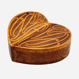 Rimu Maori Heart Shaped Ngakau Trinket or Jewellery Box - ShopNZ