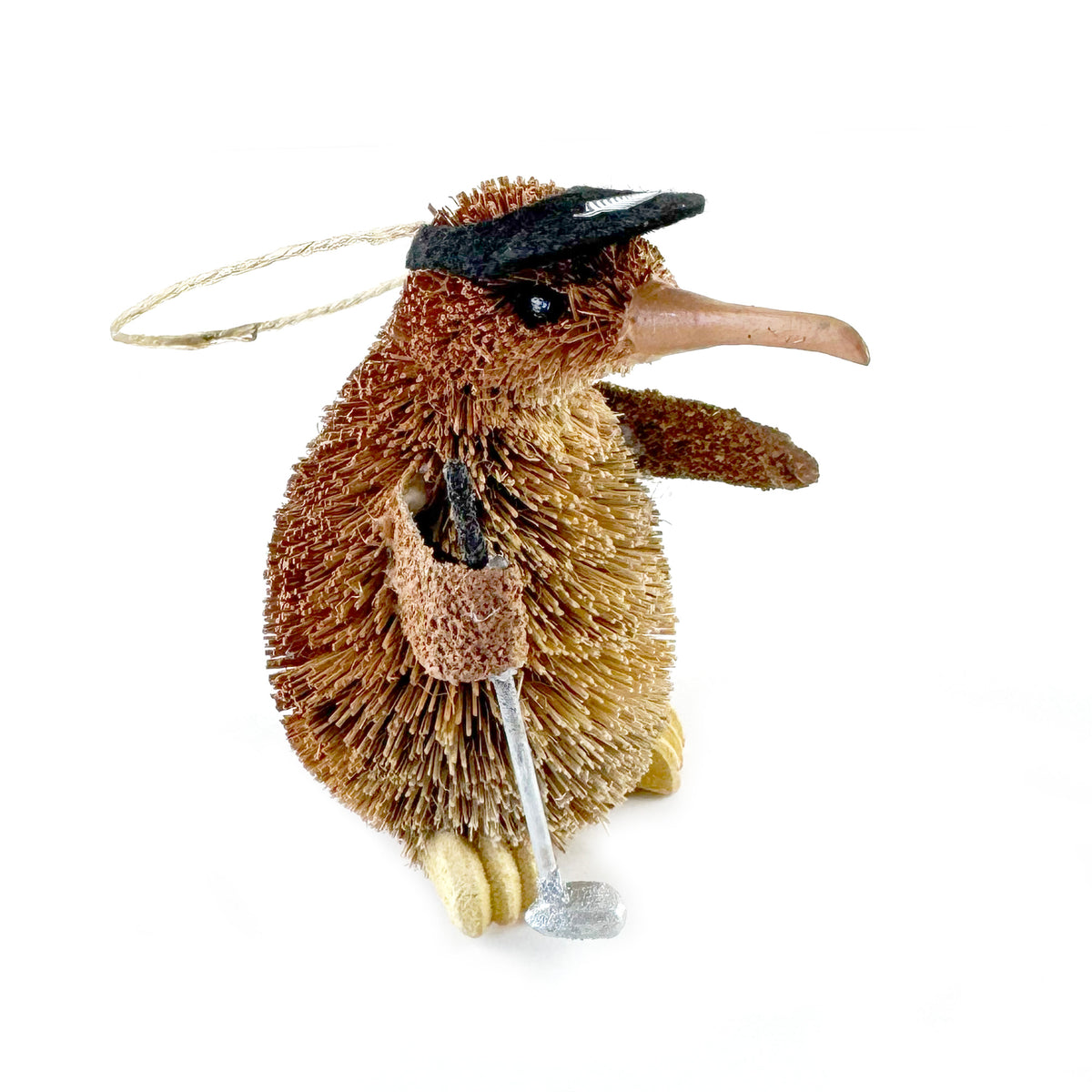2026 Brush NZ Kiwi Bird Golfer Christmas Ornament