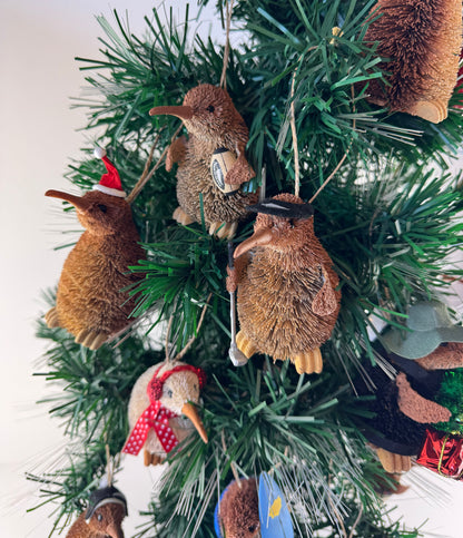 2026 Brush NZ Kiwi Bird Golfer Christmas Ornament