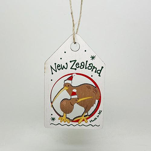 NZ Made Eco Kiwi Cutout Christmas Decoration