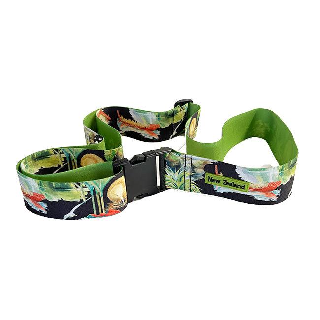 Green Kiwiana NZ Luggage Strap ShopNZ