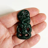 50mm Green Plastic Maori Tiki - ShopNZ