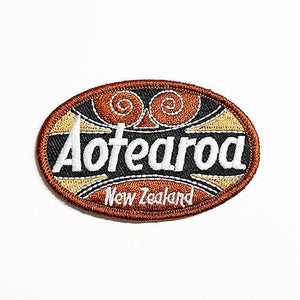 New Zealand Aotearoa Iron-on Badge