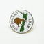 Kiwi and NZ Map Pinback Badge